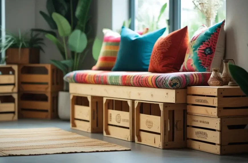 5 Projetos DIY Fáceis com Caixotes de Madeira para Sua Casa!
